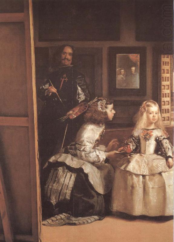 VELAZQUEZ, Diego Rodriguez de Silva y Detail of Palace handmaiden china oil painting image